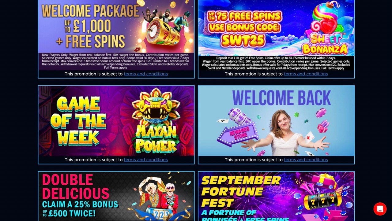 Bluefox Casino Promotions