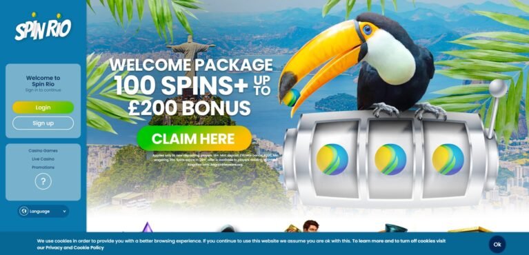 Spinrio casino homepage