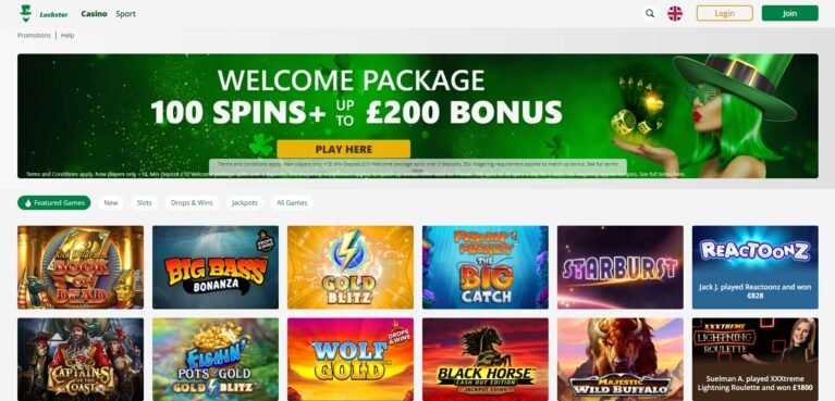 luckster casino homepage