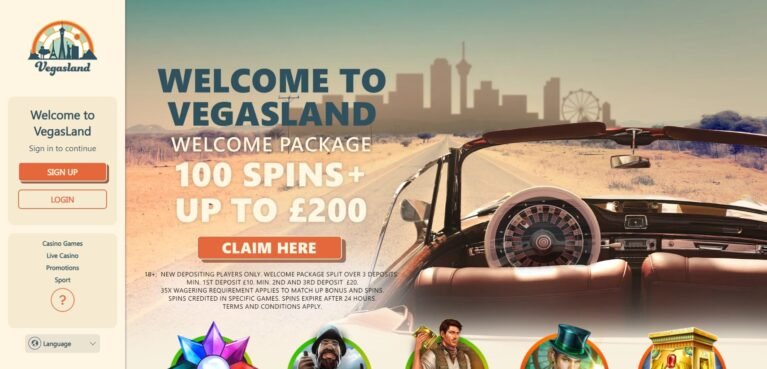 vegasland casino homepage