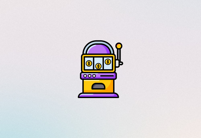 Casino slot machine background