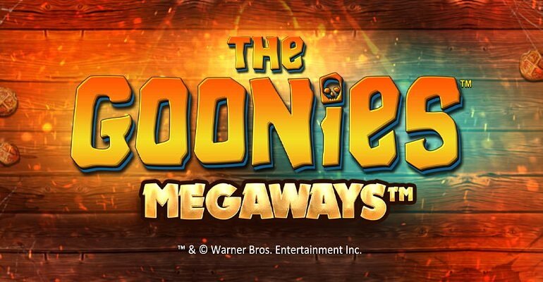 The goonies megaways blueprint gaming casino slot banner