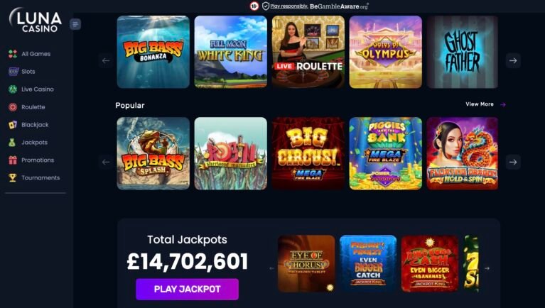Luna Casino Games scaled