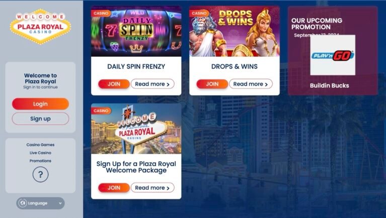 Plazaroyal Casino Promo Large