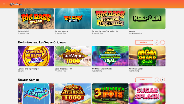 Leovegas Casino Games Medium