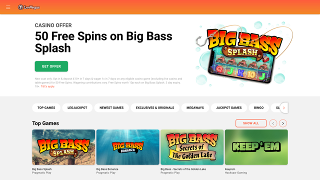 Leovegas Casino Home Medium