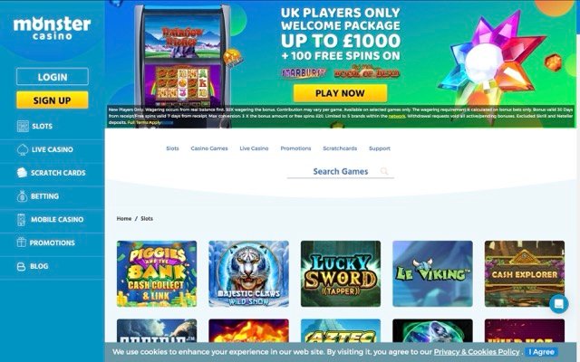 Monster Casino Games