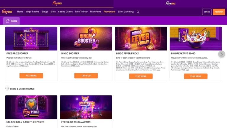 Foxy Bingo Promotion