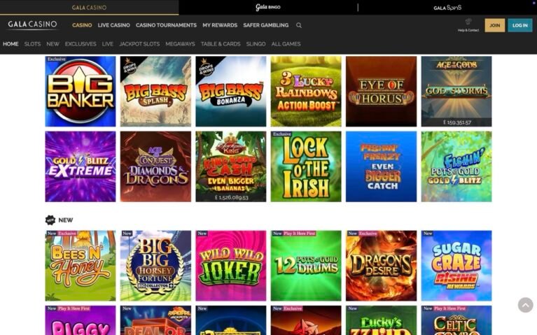 Gala Casino Games
